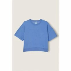 Victorias Secret PINK Victoria's Secret PINK Short Sleeve Crop Crew Sweatshirt Capri Pink Dip Dye -Victoria's Secret PINK Shop unnamed file 4217