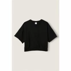 Victorias Secret PINK Victoria's Secret PINK Short Sleeve Crop Crew Sweatshirt -Victoria's Secret PINK Shop unnamed file 4223