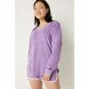 Victorias Secret PINK Victoria's Secret PINK Varsity Beach Terry V Neck