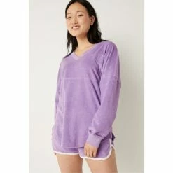 Victorias Secret PINK Victoria's Secret PINK Varsity Beach Terry V Neck