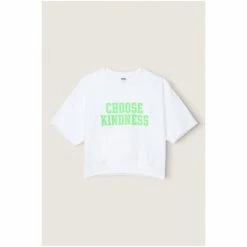 Victorias Secret PINK Victoria's Secret PINK Short Sleeve Crop Crew Sweatshirt -Victoria's Secret PINK Shop unnamed file 4242