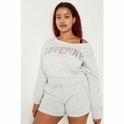 Victorias Secret PINK Victoria's Secret PINK Everyday Lounge Open Neck Crew