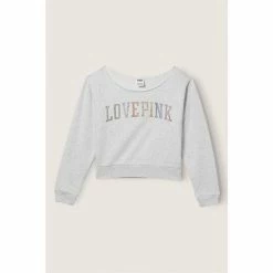 Victorias Secret PINK Victoria's Secret PINK Everyday Lounge Open Neck Crew -Victoria's Secret PINK Shop unnamed file 4273