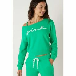 Victorias Secret PINK Victoria's Secret PINK Everyday Lounge Off The Shoulder Sweatshirt