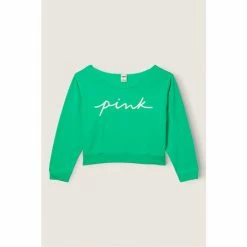 Victorias Secret PINK Victoria's Secret PINK Everyday Lounge Off The Shoulder Sweatshirt -Victoria's Secret PINK Shop unnamed file 4285