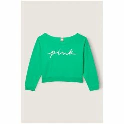 Victorias Secret PINK Victoria's Secret PINK Everyday Lounge Off The Shoulder Sweatshirt -Victoria's Secret PINK Shop unnamed file 4287