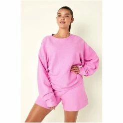 Victorias Secret PINK Victoria's Secret PINK Heavyweight Rib Crew Sweatshirt