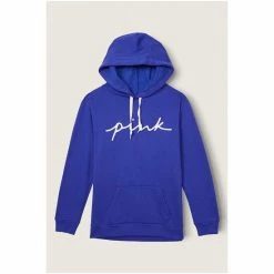 Victorias Secret PINK Victoria's Secret PINK Everyday Lounge Campus Pullover Hoodies Majestic Sapphire Script Logo -Victoria's Secret PINK Shop unnamed file 4311