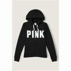 Victorias Secret PINK Victoria's Secret PINK Everyday Lounge Perfect FullZip Optic White Pride Classic Logo -Victoria's Secret PINK Shop unnamed file 4340
