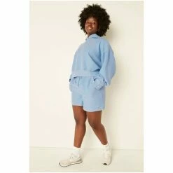 Victorias Secret PINK Victoria's Secret PINK Heavyweight Rib Crop Sweatshirt Hoodie