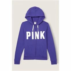 Victorias Secret PINK Victoria's Secret PINK Everyday Lounge Perfect Full Zip Hoodie -Victoria's Secret PINK Shop unnamed file 4414