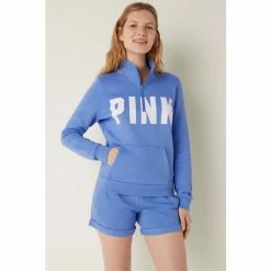 Victorias Secret PINK Victoria's Secret PINK Everyday Lounge Perfect Quarter Zip Jacket