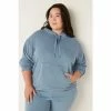Victorias Secret PINK Victoria's Secret PINK Chalk Blue Soft French Terry Hoodie
