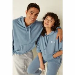 Victorias Secret PINK Victoria's Secret PINK Chalk Blue Soft French Terry Hoodie -Victoria's Secret PINK Shop unnamed file 4441