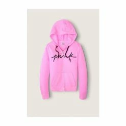 Victorias Secret PINK Victoria's Secret PINK Script Hoodie Heather Stone Grey -Victoria's Secret PINK Shop unnamed file 4457