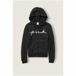 Victorias Secret PINK Victoria's Secret PINK Script Hoodie Heather Stone Grey -Victoria's Secret PINK Shop unnamed file 4458