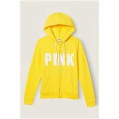 Victorias Secret PINK Victoria's Secret PINK Everyday Lounge Perfect FullZip Bananarama Classic Logo -Victoria's Secret PINK Shop unnamed file 4472