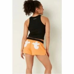 Victorias Secret PINK Victoria's Secret PINK Citrus Orange Flannel Boxy Halloween Pyjama Shorts -Victoria's Secret PINK Shop unnamed file 4548