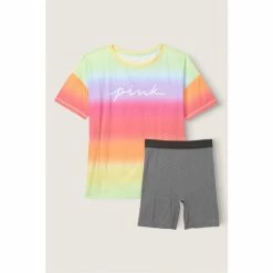 Victorias Secret PINK Victoria's Secret PINK Sleep Tee + Boxer Set -Victoria's Secret PINK Shop unnamed file 4567