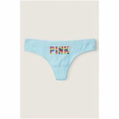 Victorias Secret PINK Victoria's Secret PINK Seamless Thong Panty Coral Cream With Graphic -Victoria's Secret PINK Shop unnamed file 46