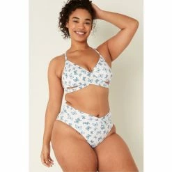 Victorias Secret PINK Victoria's Secret PINK V Crossover High Waist Bikini Swim