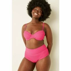 Victorias Secret PINK Victoria's Secret PINK Crinkle High Waist Shortie Swim Bottom