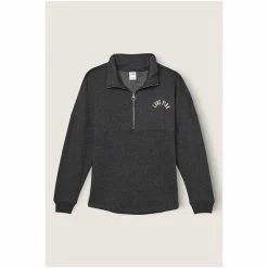 Victorias Secret PINK Victoria's Secret PINK Varsity Half Zip Fleece -Victoria's Secret PINK Shop unnamed file 4738