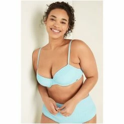 Victorias Secret PINK Victoria's Secret PINK Crinkle Push Up Swim Top