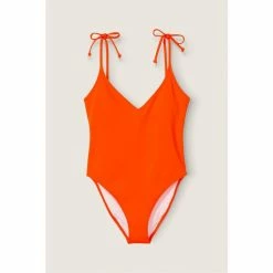 Victorias Secret PINK Victoria's Secret PINK Plunge One Piece Swimsuit Pure Black -Victoria's Secret PINK Shop unnamed file 4972