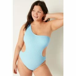 Victorias Secret PINK Victoria's Secret PINK Crinkle One Shoulder One Piece Swimsuit