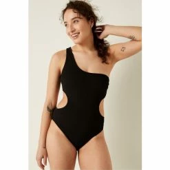 Victorias Secret PINK Victoria's Secret PINK Crinkle One Shoulder One Piece Swimsuit