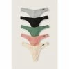 Victorias Secret PINK Victoria's Secret PINK 5 Pack Cotton Thong Pantys