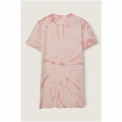 Victorias Secret PINK Victoria's Secret PINK Campus Notch Neck Tee Dress Pure Black Wash W/ Graphic -Victoria's Secret PINK Shop unnamed file 5102