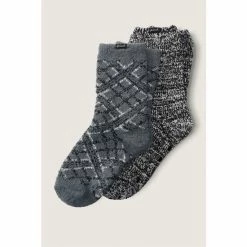 Victorias Secret PINK Victoria's Secret Pink Multicolored Marshmallow Knit Sock Pack