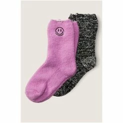 Victorias Secret PINK Victoria's Secret Pink Multicolored Marshmallow Knit Sock Pack -Victoria's Secret PINK Shop unnamed file 5202