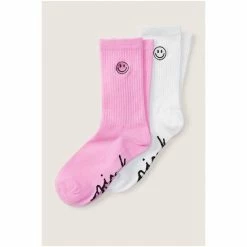 Victorias Secret PINK Victoria's Secret Pink Black Crew Sock 2 Pack -Victoria's Secret PINK Shop unnamed file 5205