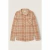 Victorias Secret PINK Victoria's Secret PINK Light Sand Fleece Shirt Jacket