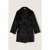 Victorias Secret PINK Victoria's Secret PINK Black Fluffy Robe