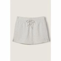 Victorias Secret PINK Victoria's Secret PINK High Waist Fleece Skirt Heather Stone Grey -Victoria's Secret PINK Shop unnamed file 5244