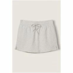 Victorias Secret PINK Victoria's Secret PINK High Waist Fleece Skirt Heather Stone Grey -Victoria's Secret PINK Shop unnamed file 5246