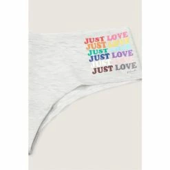 Victorias Secret PINK Victoria's Secret PINK No Show Cheeky Panty Pale Banana With Graphic Yellow -Victoria's Secret PINK Shop unnamed file 531