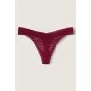 Victorias Secret PINK Victoria's Secret PINK Wear Everywhere Lace Thong Panty Red Pepper