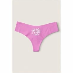 Victorias Secret PINK Victoria's Secret PINK No Show Cotton Thong Underwear Artic Ice Blur Print -Victoria's Secret PINK Shop unnamed file 588