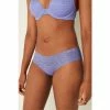 Victorias Secret PINK Victoria's Secret PINK Blue Violet No Show Soft Lace Cheeky Panty