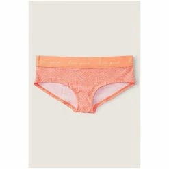 Victorias Secret PINK Victoria's Secret PINK Logo Hipster Panty Coral Cream Logo Print -Victoria's Secret PINK Shop unnamed file 672