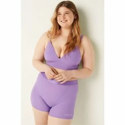 Victorias Secret PINK Victoria's Secret PINK Period Panty Short Chalk Violet