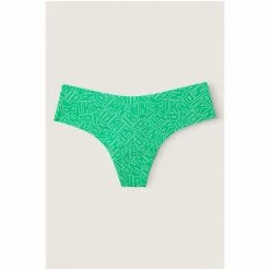 Victorias Secret PINK Victoria's Secret PINK No Show Thong Panty Pure Black Logo Print -Victoria's Secret PINK Shop unnamed file 726