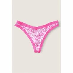 Victorias Secret PINK Victoria's Secret PINK Wear Everywhere Lace Thong Panty