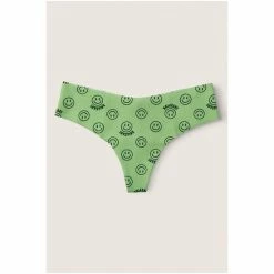 Victorias Secret PINK Victoria's Secret PINK No Show Cotton Thong Underwear Pink Bloom With Graphic -Victoria's Secret PINK Shop unnamed file 737