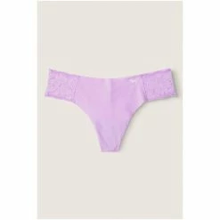 Victorias Secret PINK Victoria's Secret PINK Blue Violet Bandana No Show Lace Trim Thong Panty -Victoria's Secret PINK Shop unnamed file 765